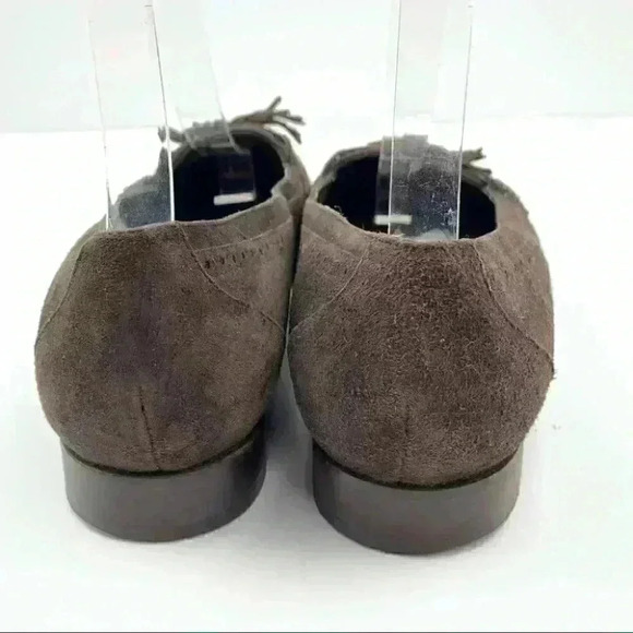 Talbots flats size 9 N brown suede tassel loafers - Picture 4 of 13
